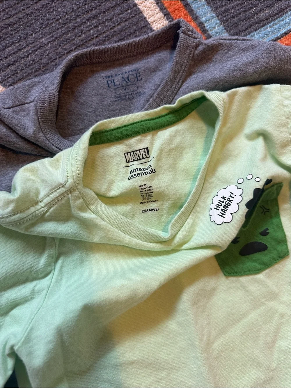 4 Piece Kids Set; Disney Marvel Hulk Tee, 2 pants, and Mischief long Sleeve